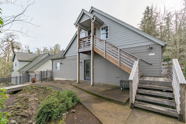 view of rear view of house