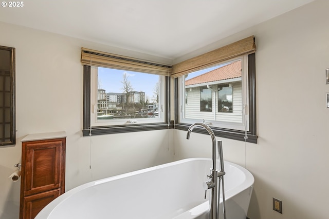 bathroom with a bathtub