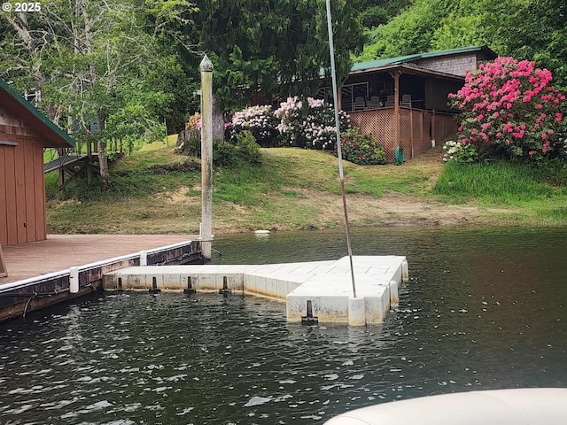 747 N Tenmile, Lakeside, OR 97449 - dock with a water view