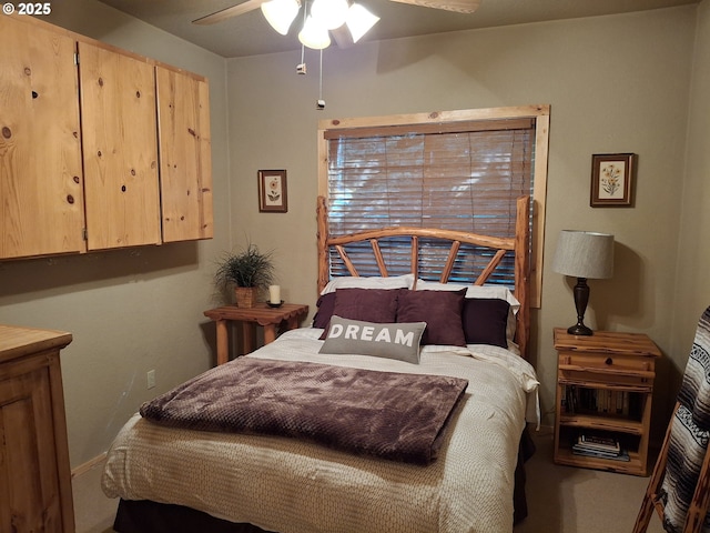 747 N Tenmile, Lakeside, OR 97449 - bedroom with a ceiling fan and baseboards