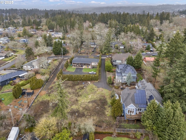 10216 NW Lee St, Portland, OR 97229 - aerial view of property and surrounding area with nearby suburban area and a forest