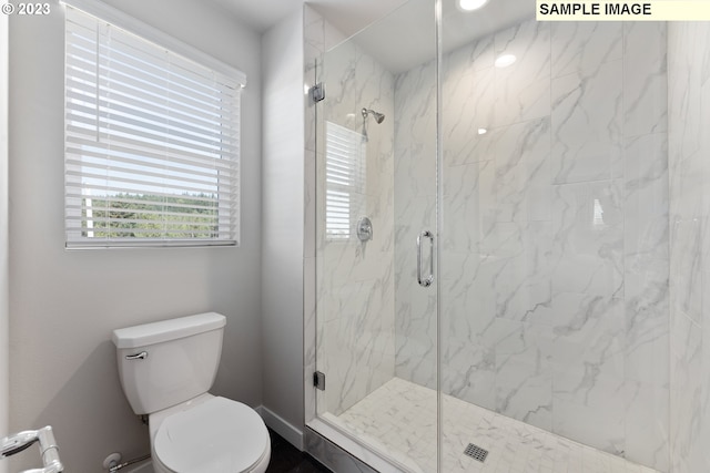 8518 NE 134th Ave Lot 89, Vancouver, WA 98682 - full bathroom featuring a marble finish shower and toilet