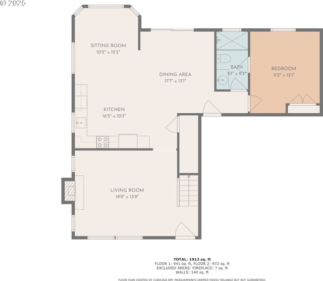 2659 SW Latourell Pl SW, Troutdale, OR 97060 - home floor plan
