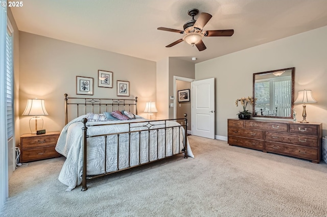 1114 S 6th Way, Ridgefield, WA 98642 - bedroom with carpet, ceiling fan, and baseboards