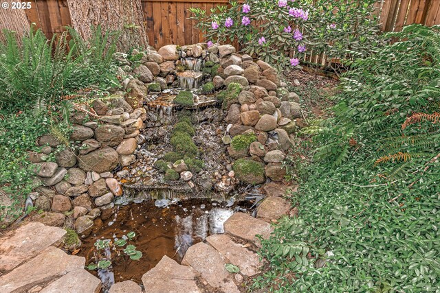 65277 E Sandy River Ln, Rhododendron, OR 97049 - exterior view of a garden pond
