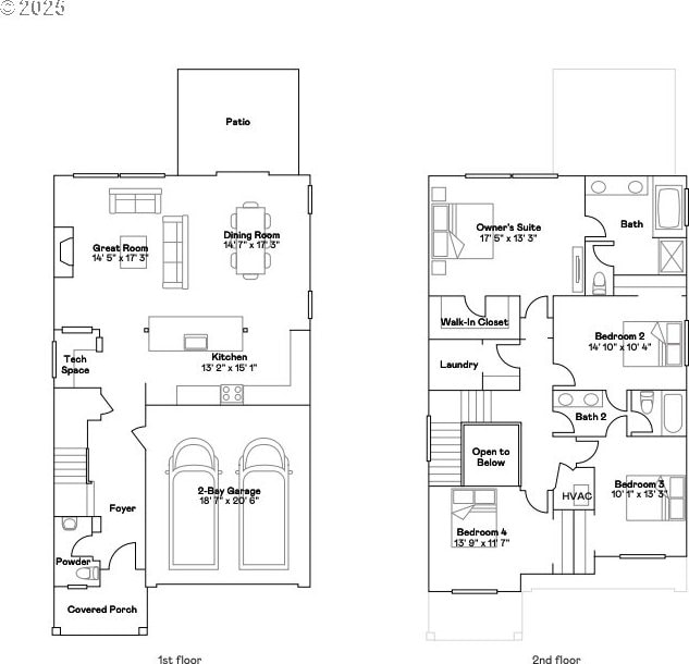 974 Legacy Ln, Eugene, OR 97402 - view of floor plan / room layout