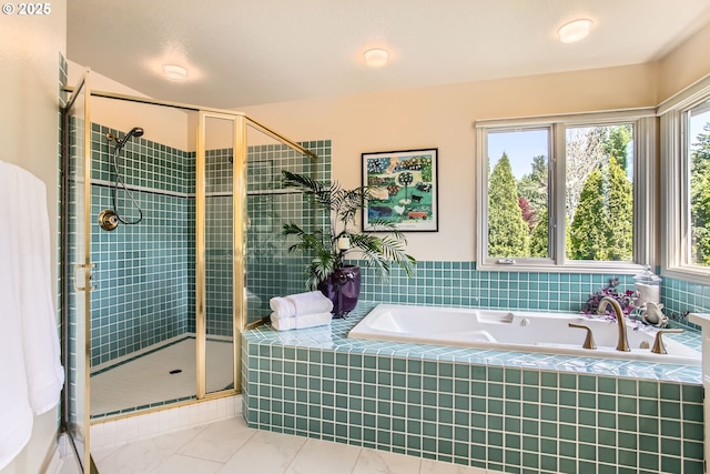 9122 NW Wood Rose Loop, Portland, OR 97229 - full bath featuring a shower stall and a jetted tub