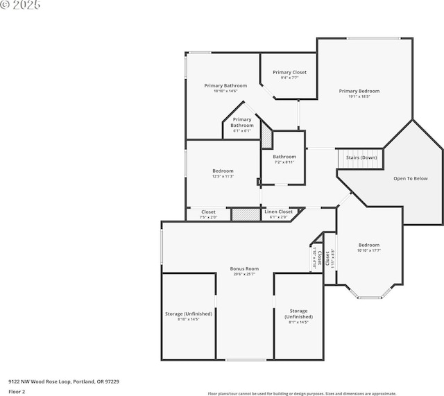 9122 NW Wood Rose Loop, Portland, OR 97229 - property floor plan