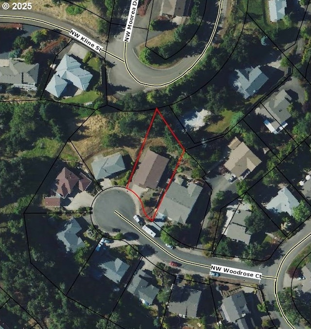 128 NW Woodrose Ct, Roseburg, OR 97471 - aerial view of property's location