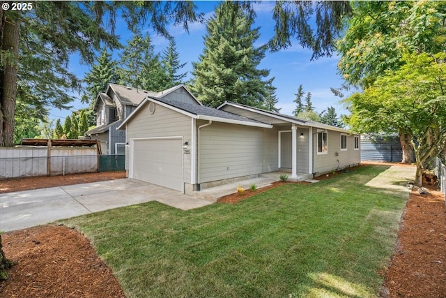 7995 SE Roslyn St, Milwaukie, OR 97222 - view of front of property featuring an attached garage and concrete driveway