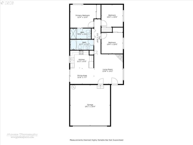 7995 SE Roslyn St, Milwaukie, OR 97222 - view of property floor plan
