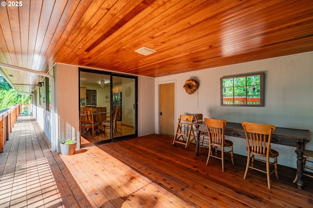 view of deck
