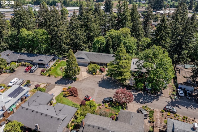aerial view of property's location featuring nearby suburban area