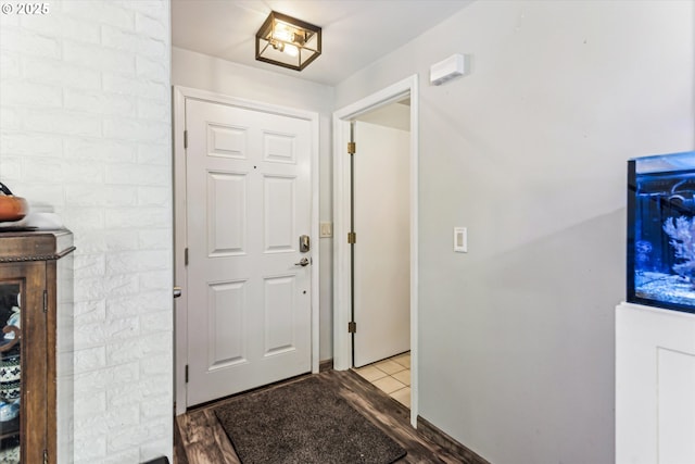 interior space with light wood-type flooring