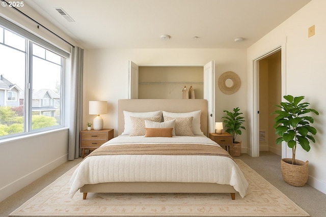 836 NW 118th Ave Unit 104, Portland, OR 97229 - bedroom with light carpet and baseboards