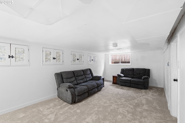 13332 SE Harold St, Portland, OR 97236 - living area featuring carpet flooring and baseboards