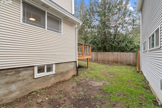 13332 SE Harold St, Portland, OR 97236 - fenced backyard with a wooden deck