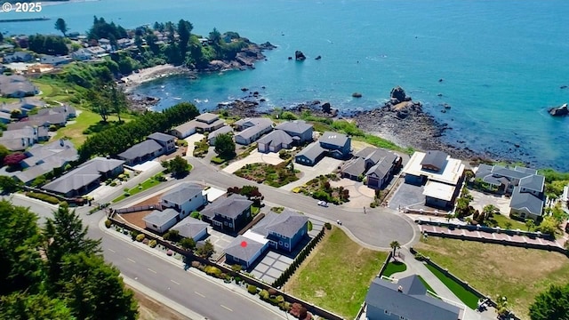 842 Chetco Point Ter, Brookings, OR 97415 - aerial overview of property's location with a large body of water and nearby suburban area
