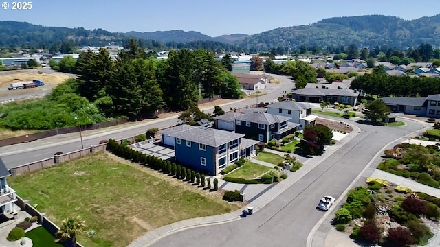 842 Chetco Point Ter, Brookings, OR 97415 - aerial view of residential area featuring a mountainous background
