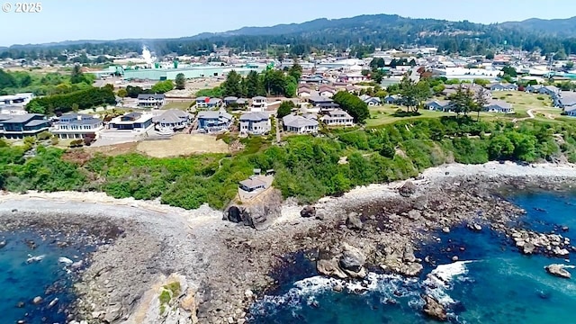 842 Chetco Point Ter, Brookings, OR 97415 - aerial perspective of suburban area with a water and mountain view