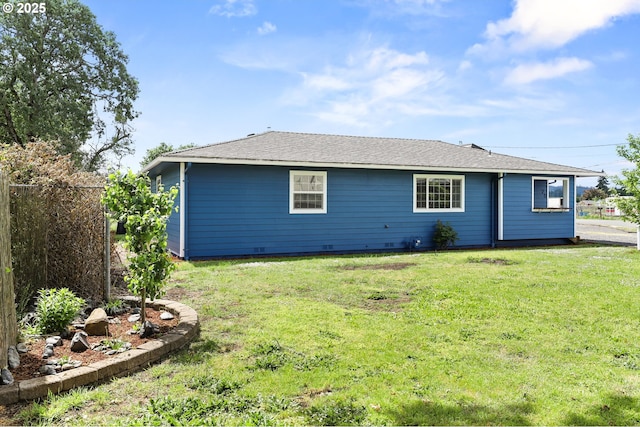 view of back of property