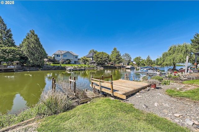 22160 NE Lachenview Ln, Fairview, OR 97024 - dock featuring a water view