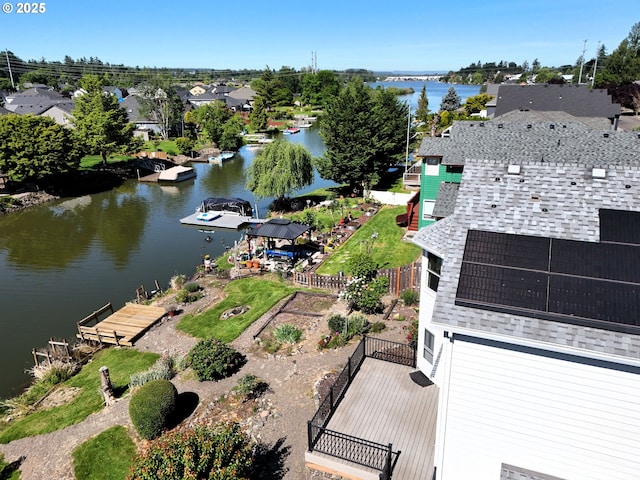 22160 NE Lachenview Ln, Fairview, OR 97024 - aerial view of residential area with a nearby body of water