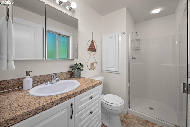 1629 NW Orchard Ave, Gresham, OR 97030 - bathroom with a shower stall, vanity, and toilet