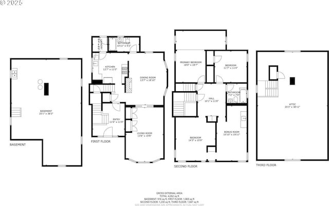 26 NW 22nd Pl, Portland, OR 97210 - property floor plan
