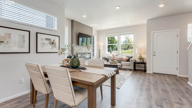 3447 SW Thomas Ave, Gresham, OR 97080 - dining area with wood finished floors and recessed lighting