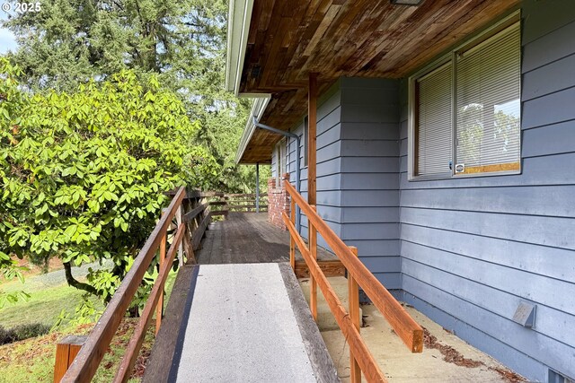 view of home's exterior