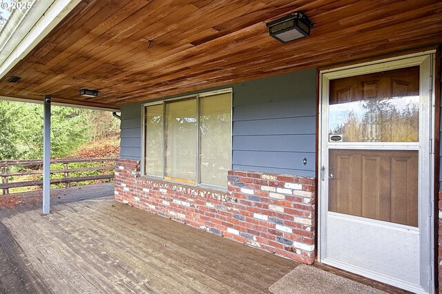 view of deck