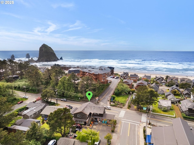 107 Sunset Blvd, Cannon Beach, OR 97110 - drone / aerial view of a nearby body of water