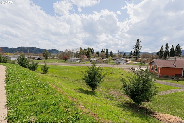 13130 Lookingglass Rd, Winston, OR 97496 - view of yard featuring a mountain view