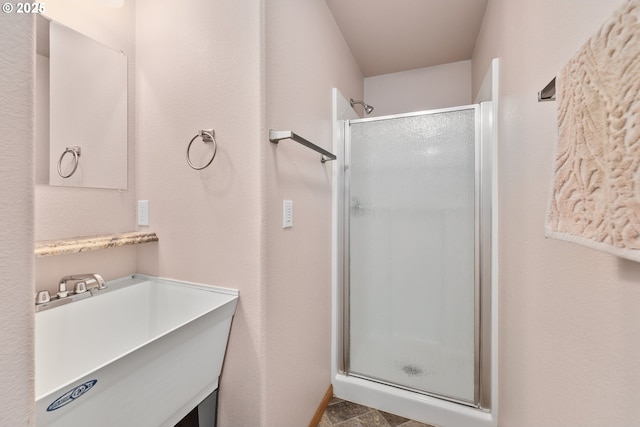13130 Lookingglass Rd, Winston, OR 97496 - full bath with a stall shower and a sink