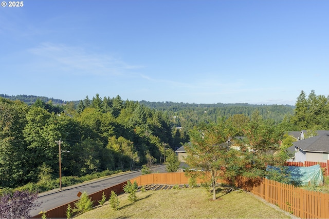 381 SE Regan Hill Loop, Estacada, OR 97023 - view of yard with a wooded view