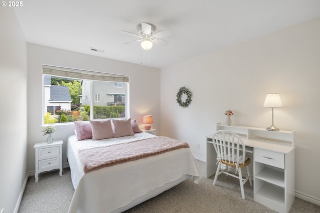 16205 SW Blackbird Dr, Beaverton, OR 97007 - carpeted bedroom featuring baseboards and a ceiling fan