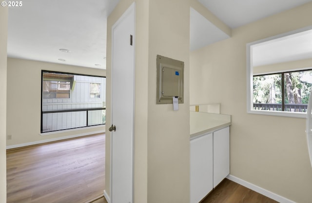 202 Trailside Loop, Eugene, OR 97405 - hall featuring dark wood-type flooring and baseboards