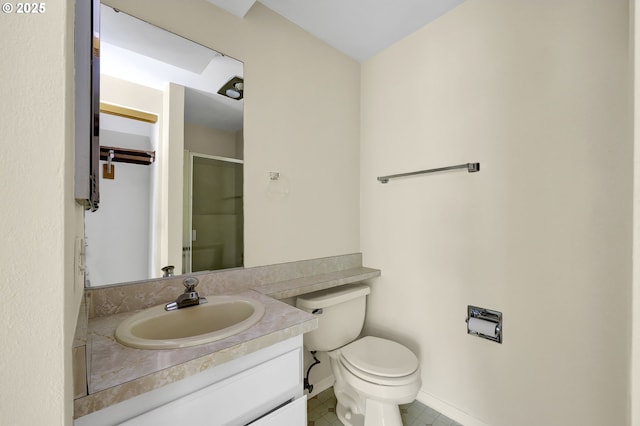 202 Trailside Loop, Eugene, OR 97405 - bathroom featuring vanity, a shower with door, and tile patterned floors