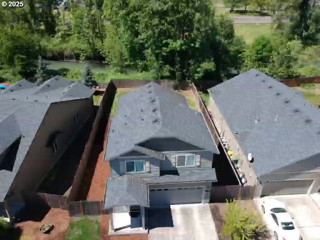 aerial view of property and surrounding area