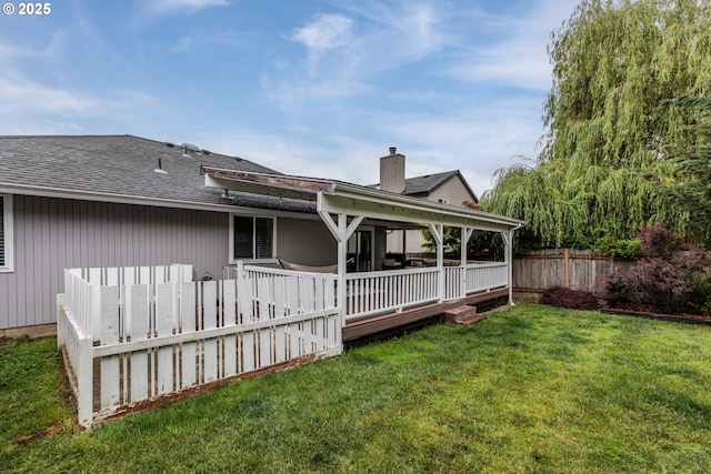 7364 SW 175th Ter, Beaverton, OR 97007 - rear view of property with roof with shingles and a chimney