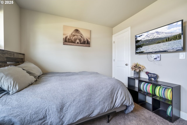 bedroom featuring carpet floors