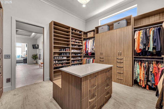 794 S A St, Washougal, WA 98671 - walk in closet with light carpet and light tile patterned floors