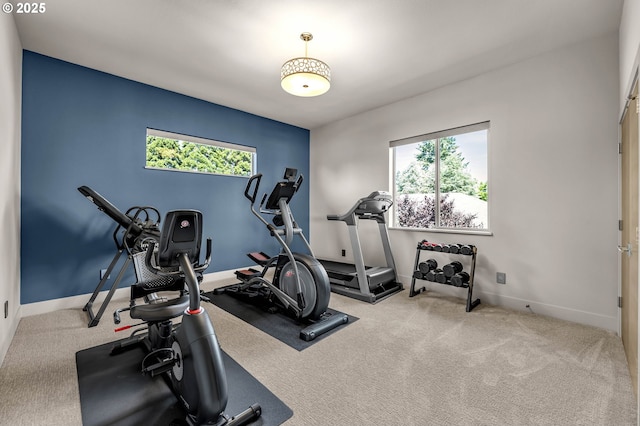 794 S A St, Washougal, WA 98671 - workout area with baseboards and carpet floors