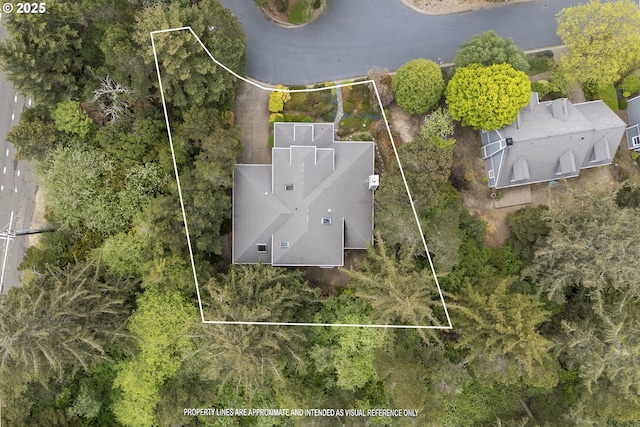 110 SW 61st St, South Beach, OR 97366 - aerial view of property's location featuring property boundaries highlighted