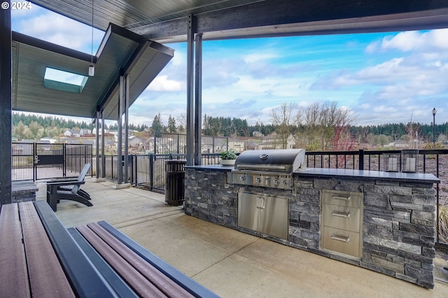 5591 N 93rd Ave Unit Lt206, Camas, WA 98607 - view of patio / terrace with fence, a grill, and area for grilling