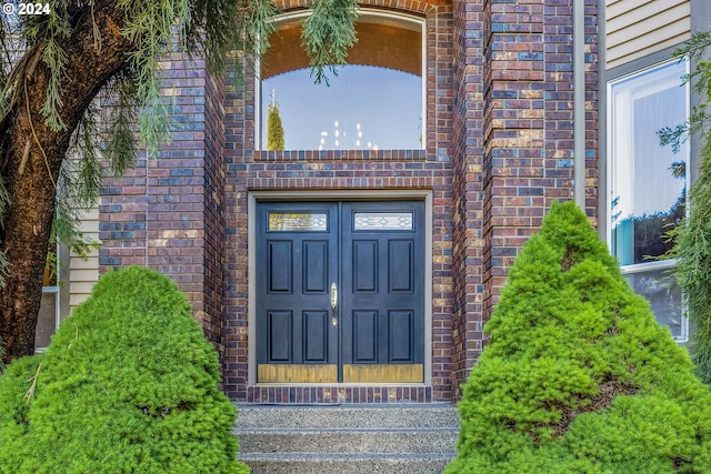 view of entrance to property