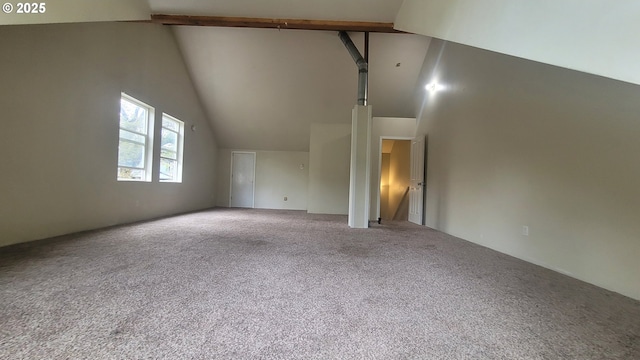 3730 N Albina Ave, Portland, OR 97227 - bonus room featuring carpet and high vaulted ceiling