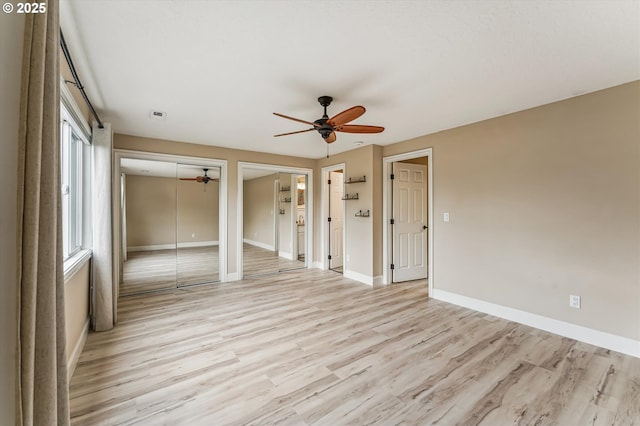 1722 Sequoia Ct, Forest Grove, OR 97116 - empty room featuring ceiling fan and light wood finished floors