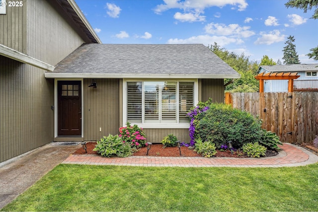 1722 Sequoia Ct, Forest Grove, OR 97116 - view of exterior entry featuring roof with shingles